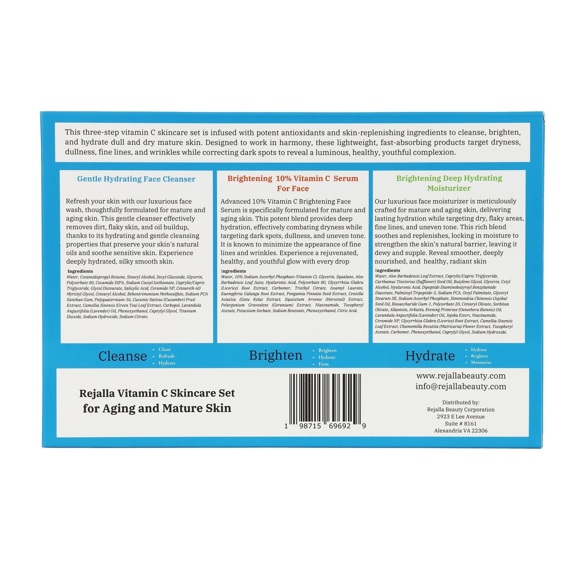 Rejalla Brightening Vitamin C Skincare Set - Rejalla Beauty